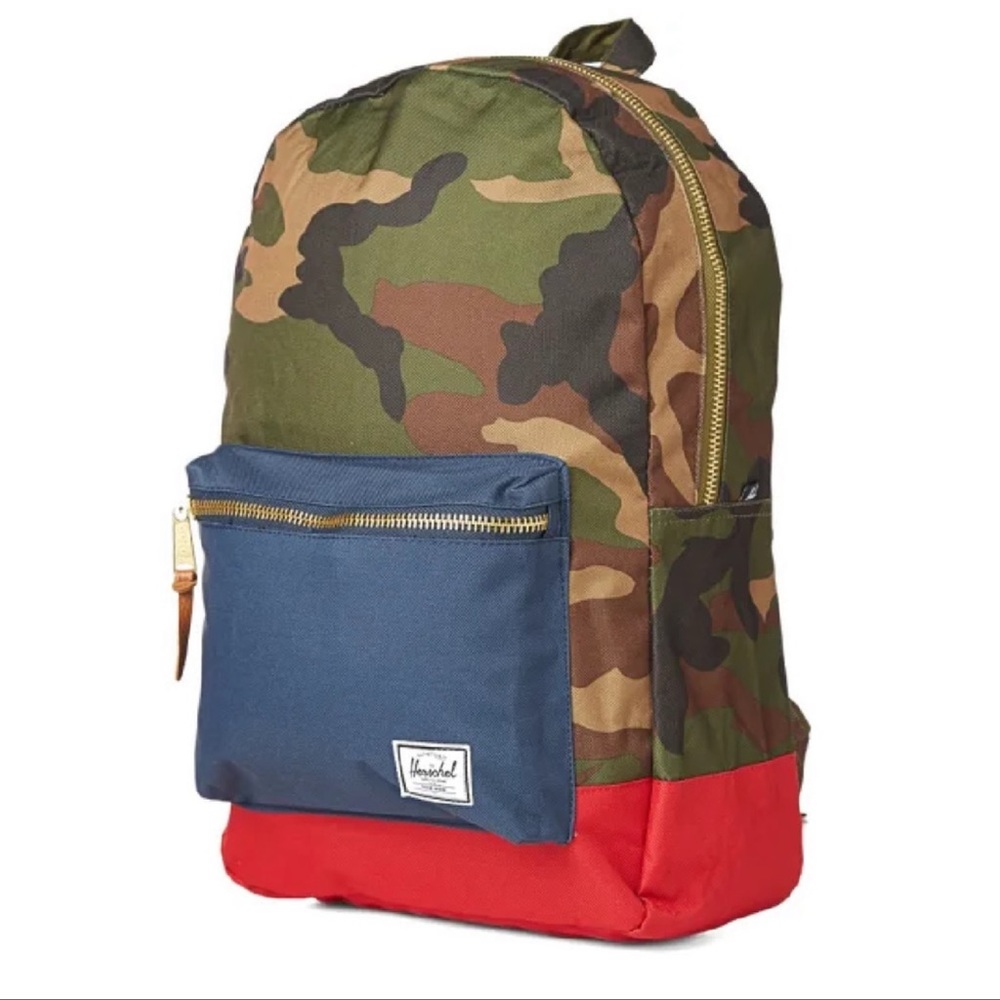 Herschel Supply Settlement Backpack - Camo/Navy/Red